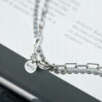 Bransoletka SREBRO próby 925 podwójna Lucky