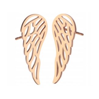 Kolczyki złote skrzydła Golden Rose sztyfty Kolczyki złote skrzydła Golden Rose sztyfty