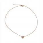 Naszyjnik Łańcuszek Złoty Serce Naszyjnik Łańcuszek Złoty Serce