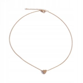 Naszyjnik Łańcuszek Złoty Serce