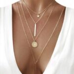 Naszyjnik Łańcuszek Złoty 4w1 Gwiazdka Mandala