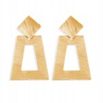 Kolczyki złote figury sztyfty Kolczyki złote figury sztyfty