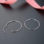 Kolczyki Srebro 925 Koła Kółka 28 mm Kolczyki Srebro 925 Koła Kółka 28 mm