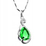 Wisiorek zawieszka SREBRO 925 błyszczące cyrkonie