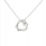 Wisiorek zawieszka SREBRO 925 błyszczące cyrkonie