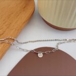 Bransoletka SREBRO próby 925 podwójna Lucky