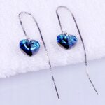 Kolczyki SREBRO 925 Serca cyrkonie Swarovski
