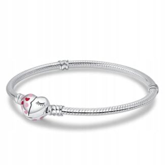 Bransoletka modułowa typu Pandora Apart Srebro 925 Serce Oczko