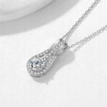 Wisiorek zawieszka srebrna błyszczące cyrkonie