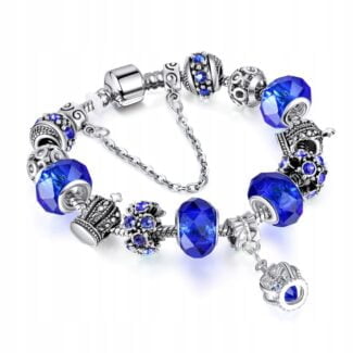 Bransoletka modułowa Charms Beads Korona 18 cm