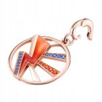 Wisiorek medalion S925 Błyskawica Golden Rose Wisiorek medalion S925 Błyskawica Golden Rose