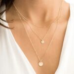 Naszyjnik Łańcuszek Złoty 3w1 Koła