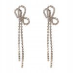 Kolczyki srebrne wiszące kryształy cyrkonie Kolczyki srebrne wiszące kryształy cyrkonie