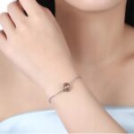 Bransoletka SREBRO próby 925 Szklana Kula