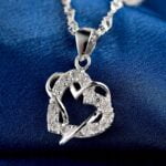 Wisiorek zawieszka SREBRO 925 błyszczące cyrkonie