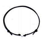 Bransoletka srebrna na nogę kostkę 2w1 Serce