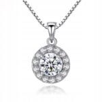 Wisiorek zawieszka SREBRO 925 błyszczące cyrkonie