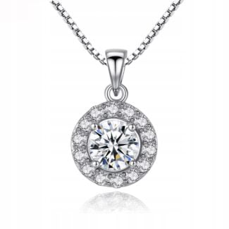 Wisiorek zawieszka SREBRO 925 błyszczące cyrkonie Wisiorek zawieszka SREBRO 925 błyszczące cyrkonie