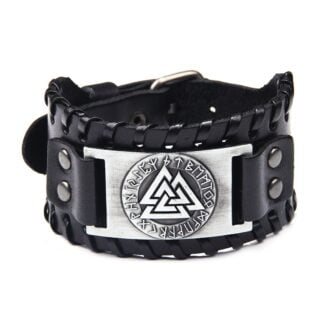 Bransoleta męska Nordycka Valknut