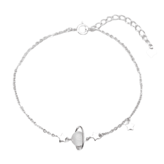 Bransoletka SREBRO próby 925 Planeta Gwiazdy