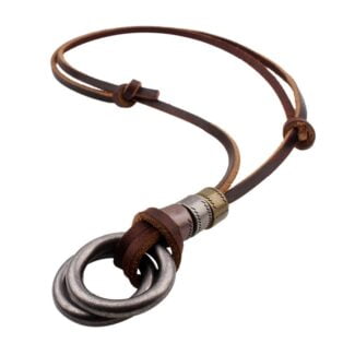 Naszyjnik męski Pierścienie