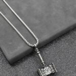 Naszyjnik męski Nordycki Młot Thor'a Mjölnir