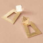 Kolczyki złote figury sztyfty Kolczyki złote figury sztyfty