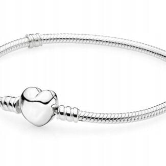 Bransoletka modułowa srebrna Srebrne Serce 21 cm