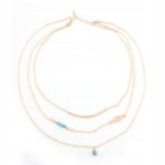 Naszyjnik Łańcuszek Złoty 3w1 Ręka Fatimy Oko Naszyjnik Łańcuszek Złoty 3w1 Ręka Fatimy Oko