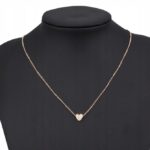 Naszyjnik Łańcuszek Srebrny Serce Naszyjnik Łańcuszek Srebrny Serce