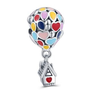 Charms do bransoletki Srebro 925 Domek Balon