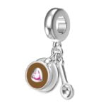Charms do bransoletki Srebro 925 Filiżanka Kawy