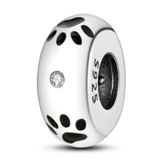 Charms do bransoletki Srebro 925 Łapa Pupila