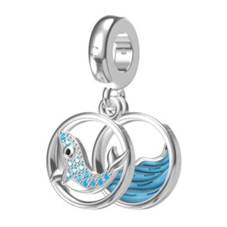 Charms do bransoletki Srebro 925 Wieloryb