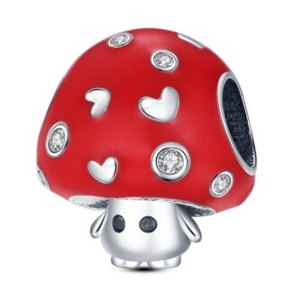 Charms do bransoletki Srebro 925 Grzyb Muchomor