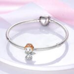 Charms do bransoletki Srebro 925 Aniołek
