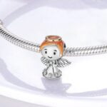 Charms do bransoletki Srebro 925 Aniołek