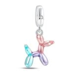Charms do bransoletki Srebro 925 Balonowy Piesek