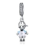 Charms do bransoletki Srebro 925 Chłopczyk z czapką Charms do bransoletki Srebro 925 Chłopczyk z czapką