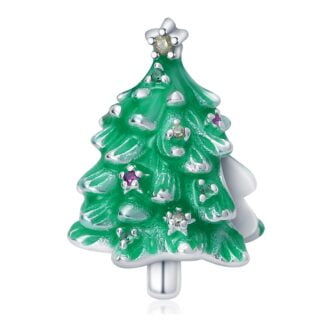 Charms do bransoletki Srebro 925 Choinka