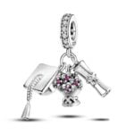 Charms do bransoletki Srebro 925 Absolwent Charms do bransoletki Srebro 925 Absolwent