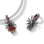 Charms do bransoletki Srebro 925 Czarny Pająk Charms do bransoletki Srebro 925 Czarny Pająk