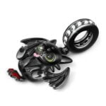 Charms do bransoletki Srebro 925 Czarny Smok Szczerbatek
