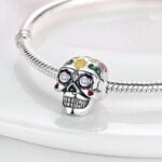 Charms do bransoletki Srebro 925 Czaszka Charms do bransoletki Srebro 925 Czaszka