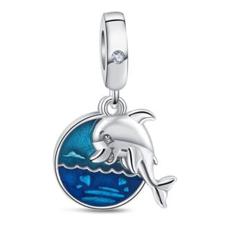 Charms do bransoletki Srebro 925 Delfin