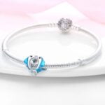 Charms do bransoletki Srebro 925 Delfiny Charms do bransoletki Srebro 925 Delfiny