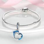 Charms do bransoletki Srebro 925 Delfin na fali