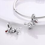 Charms do bransoletki Srebro 925 Dinozaur Tyranozaur Charms do bransoletki Srebro 925 Dinozaur Tyranozaur