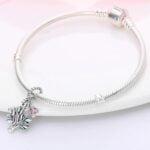 Charms do bransoletki Srebro 925 Drzewo i Kwiat