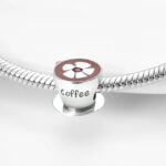 Charms do bransoletki Srebro 925 Filiżanka Kawy